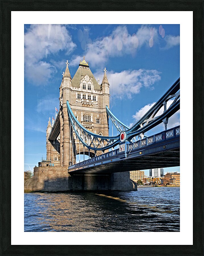 Tower Bridge London Vertical Picture Frame print