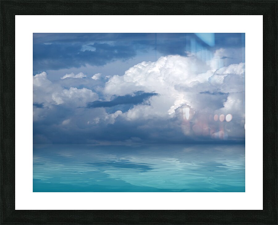 Blue Sky Reflections  Picture Frame print