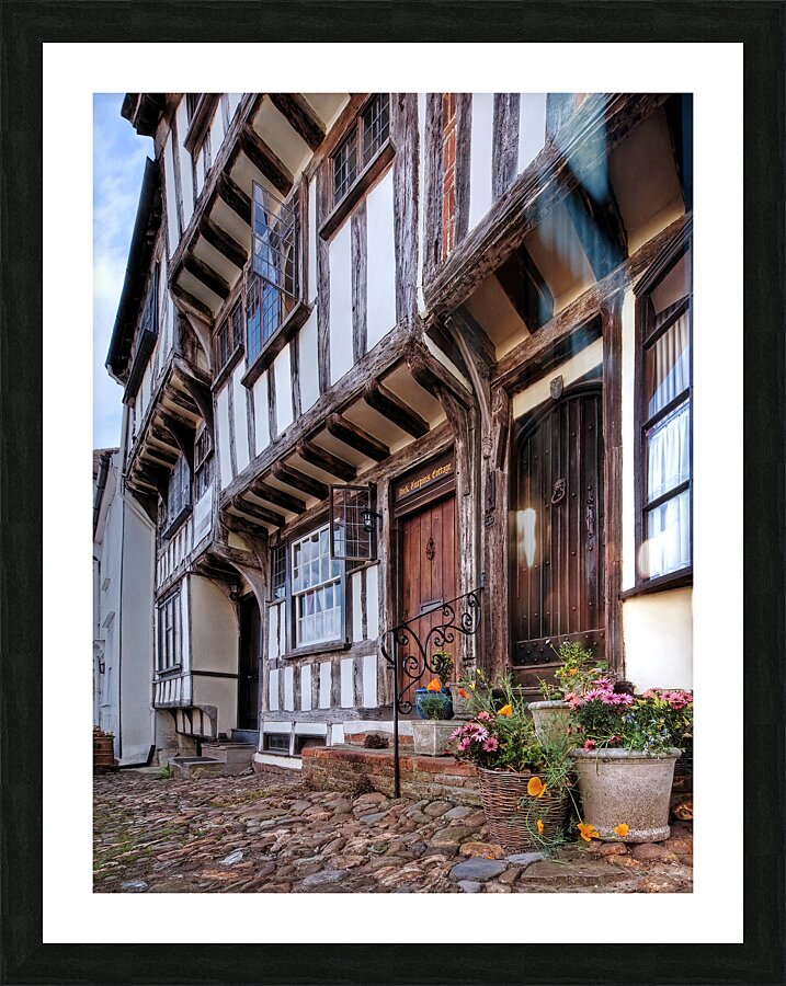 Medieval British Architecture - Dick Turpins Cottage Thaxted Picture Frame print