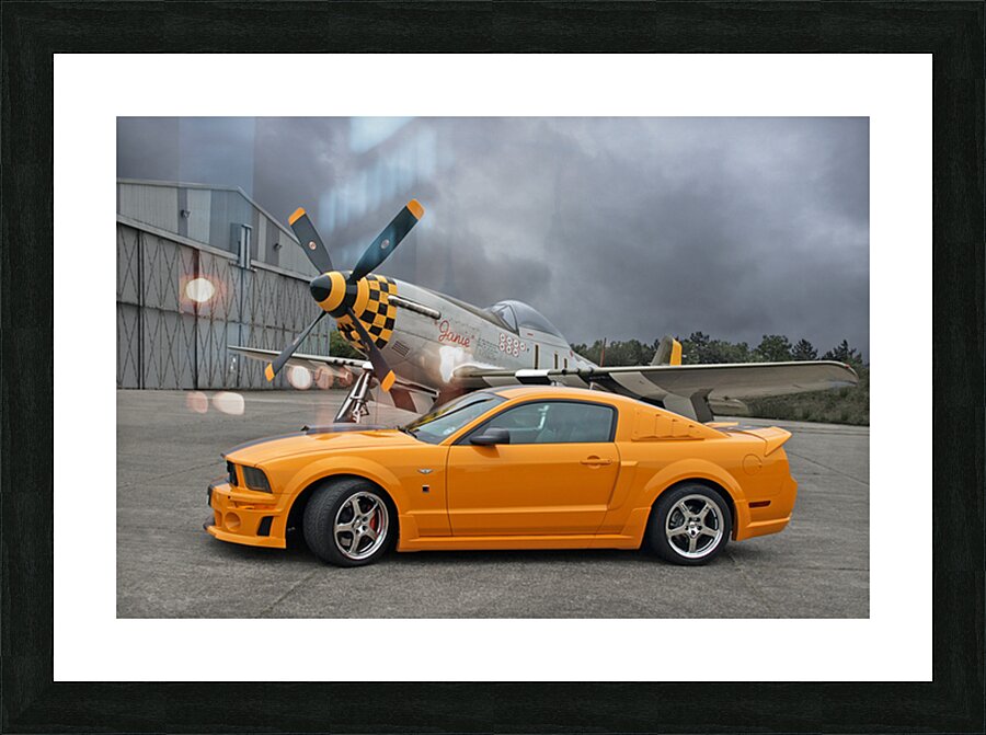 High Flyers - Mustang and p51 Picture Frame print
