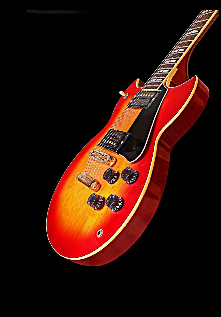 Electric Sunburst Guitar Reproduction