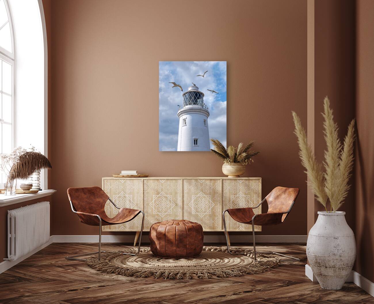 Fly Past - Seagulls Round Southwold Lighthouse Reproduction