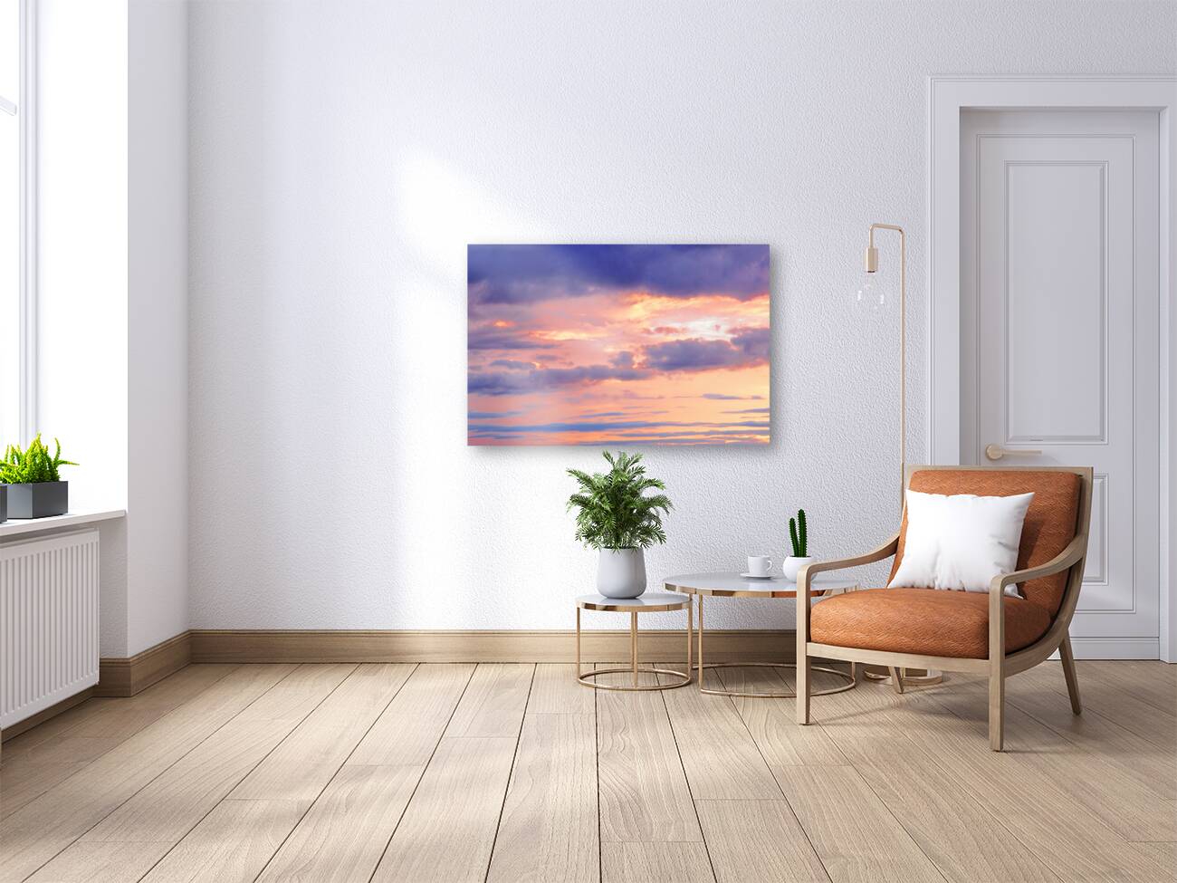 Gold and Purple Sunset Reproduction