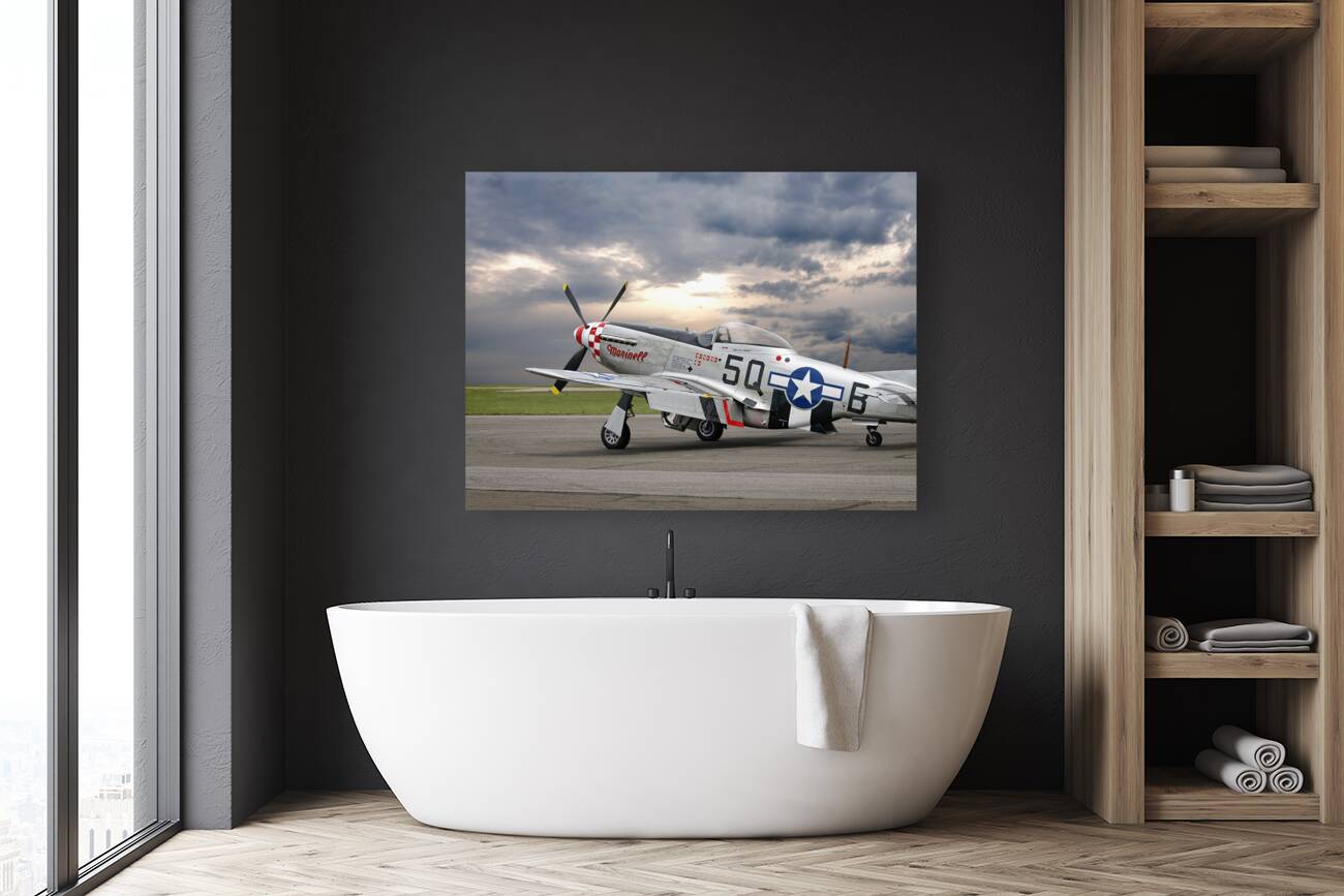 Well Earned Rest p-51 Reproduction