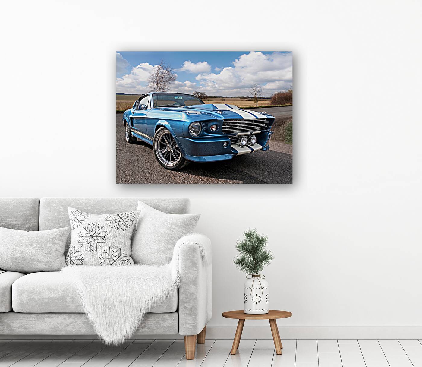 Blue Skies Cruising - 1967 Eleanor Mustang Reproduction