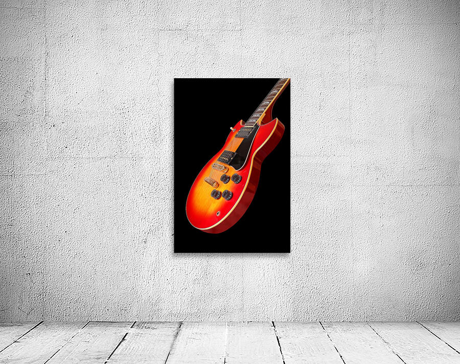 Electric Sunburst Guitar Wall Preview