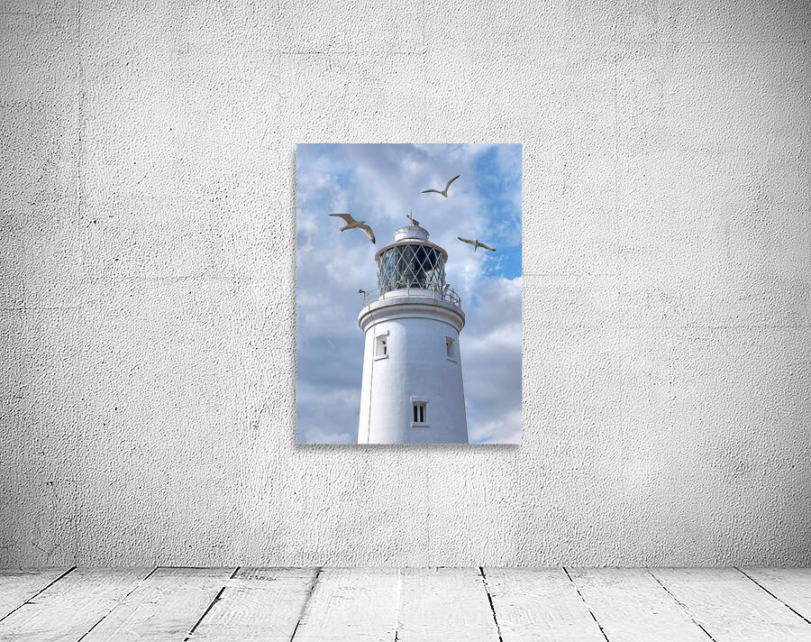 Fly Past - Seagulls Round Southwold Lighthouse Wall Preview