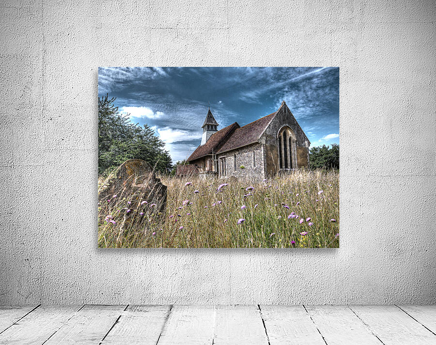 Abandoned Grave In The Churchyard Wall Preview