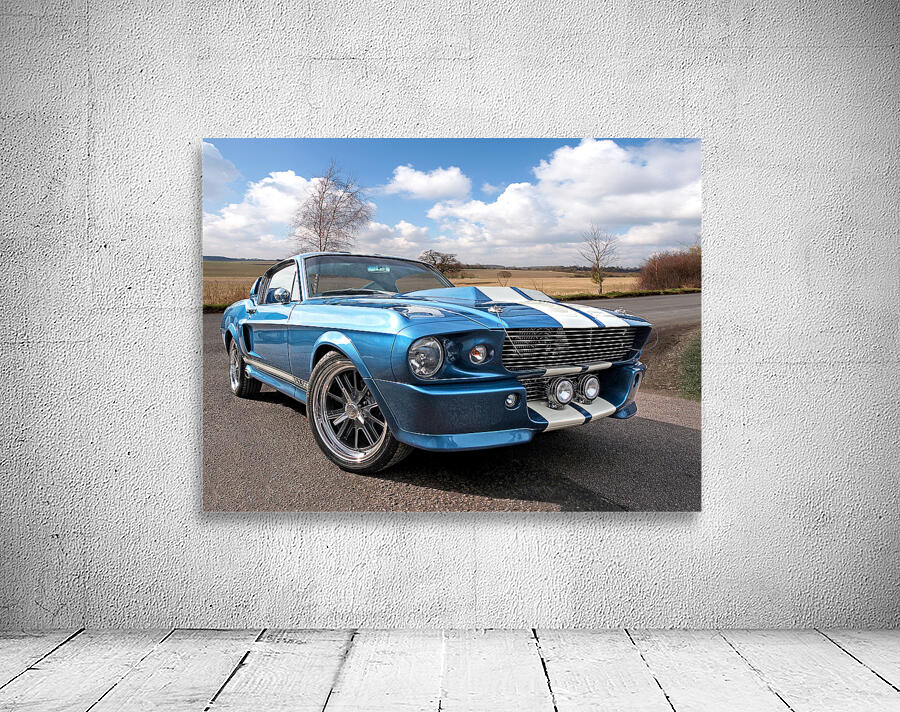 Blue Skies Cruising - 1967 Eleanor Mustang Wall Preview