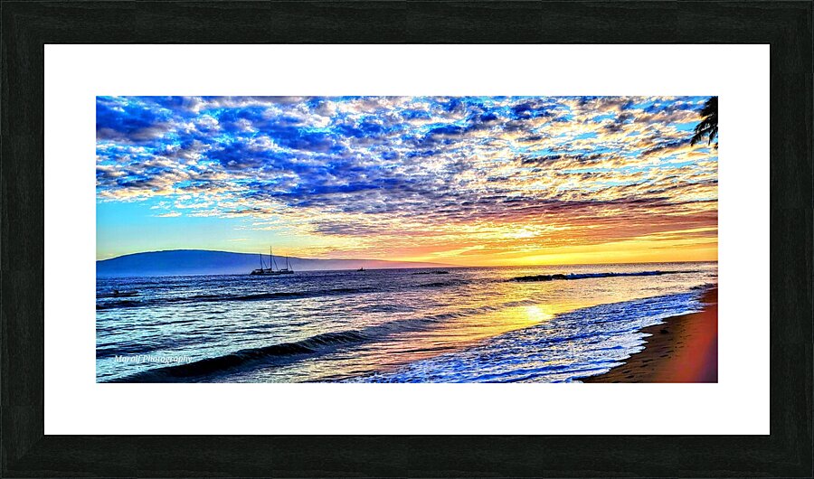 Kaanapali sunset Picture Frame print