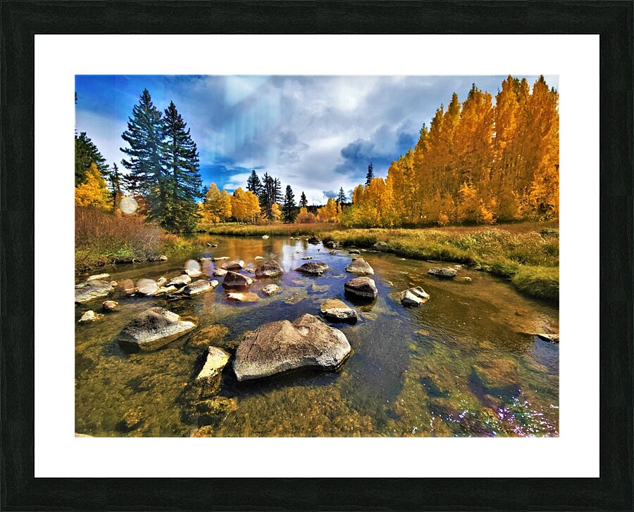 Duck Creek fall 22 Picture Frame print