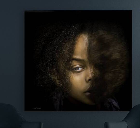 10289 Portrait of a Young Protester  by John Gilsenan Design Wall Art and Photography
