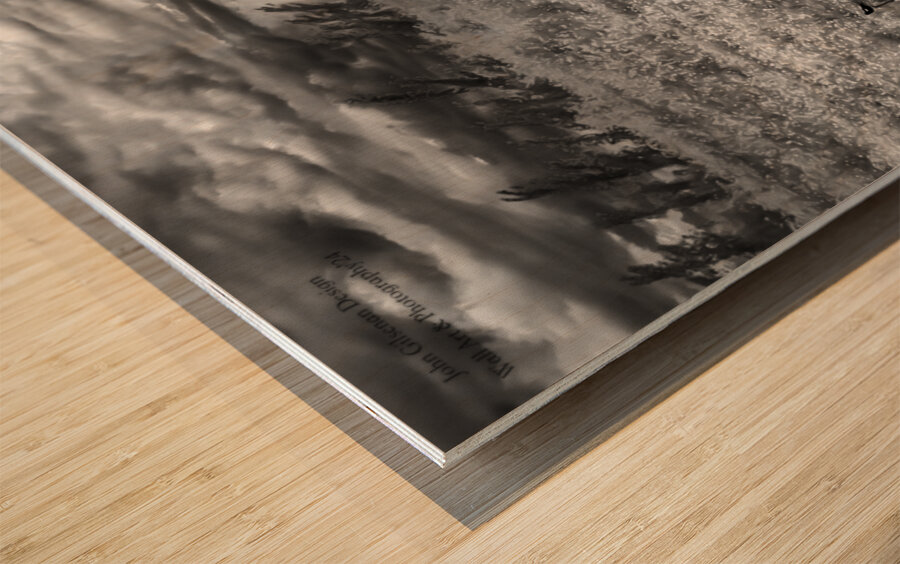 11552 Grazing in the Fields Wood print