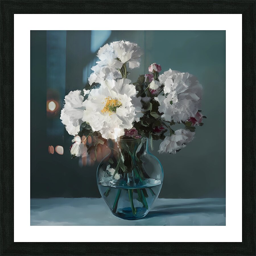 Flower vase Picture Frame print