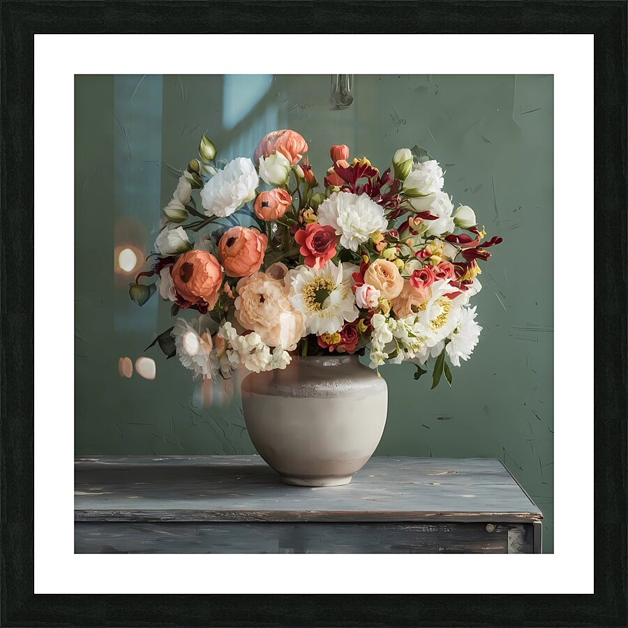 Flower vase Picture Frame print