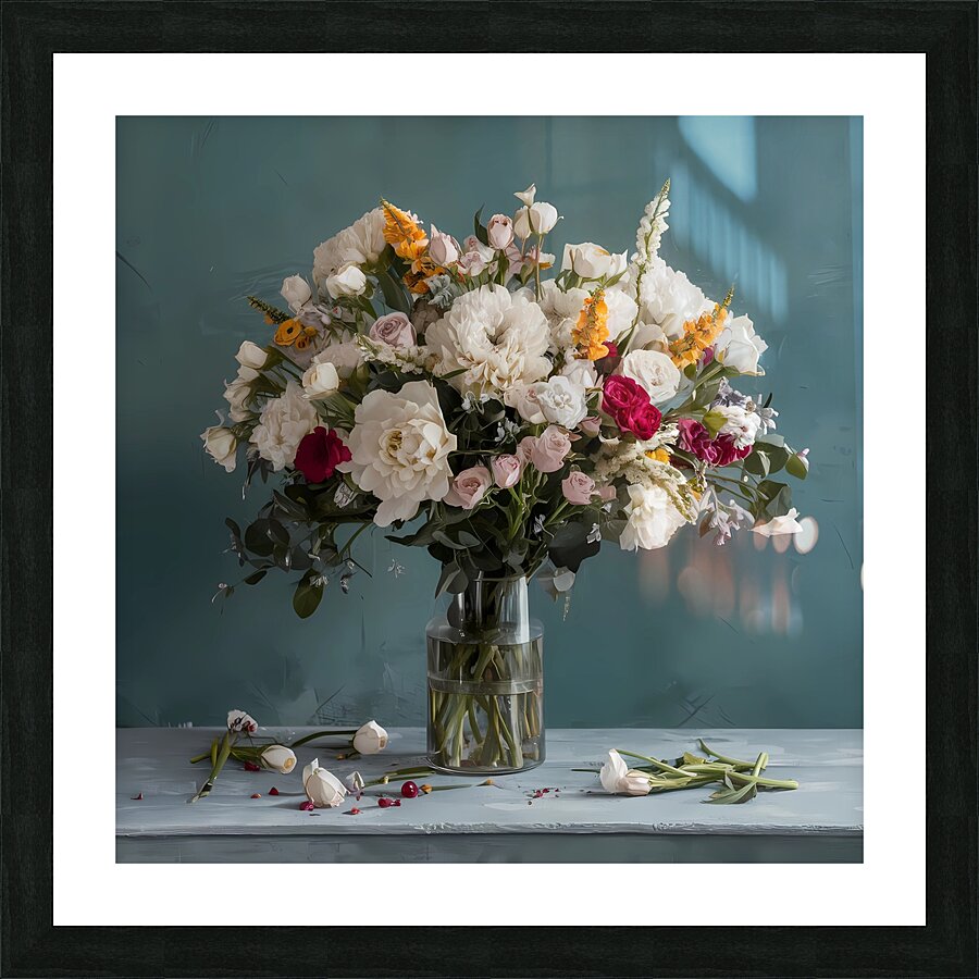 Flower vase Picture Frame print