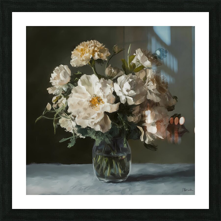 Flower vase Picture Frame print