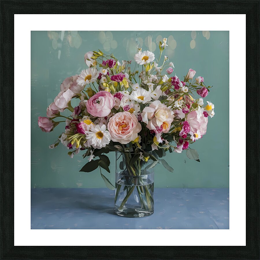 Flower vase Picture Frame print