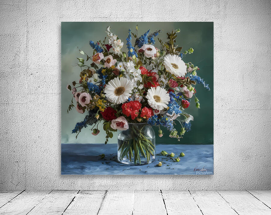 Flower vase Wall Preview