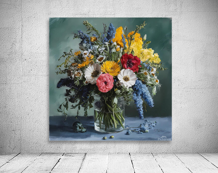 Flower vase Wall Preview