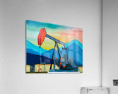 Pumping Unit in the Mountains Acrylic Print