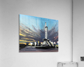 Drilling Rig Sunset With EOG Logo Acrylic Print