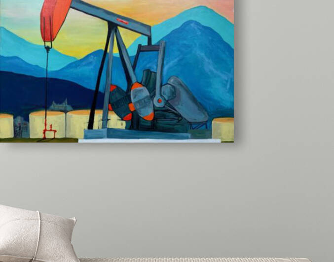 Pumping Unit in the Mountains by Don Johnson