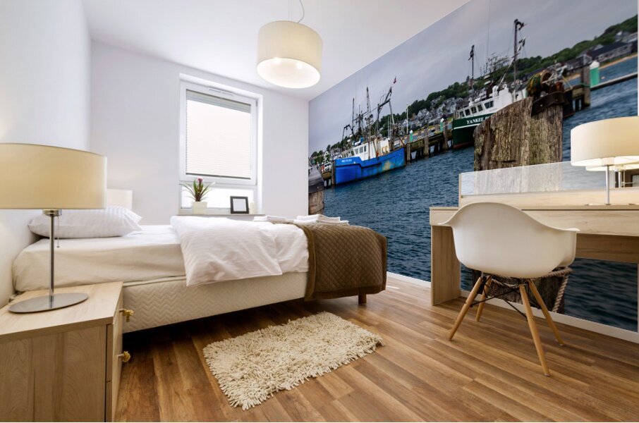 Fishing boats Mural print