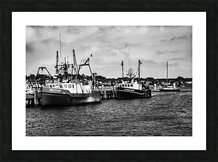 Fishing boats Picture Frame print