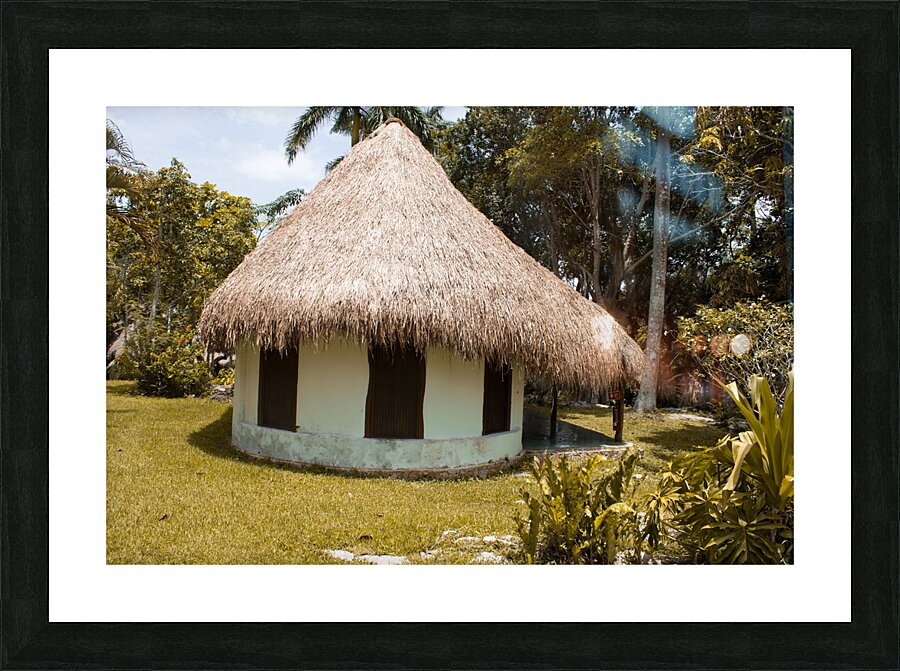 Mayan House Picture Frame print