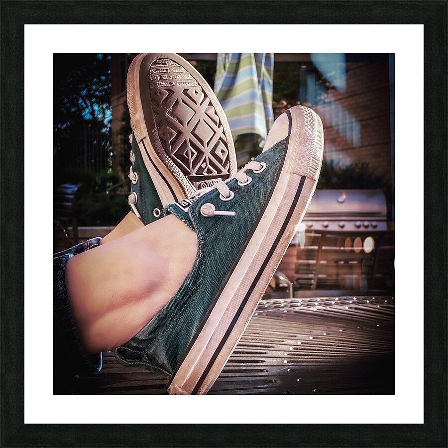 Kicking Back Picture Frame print