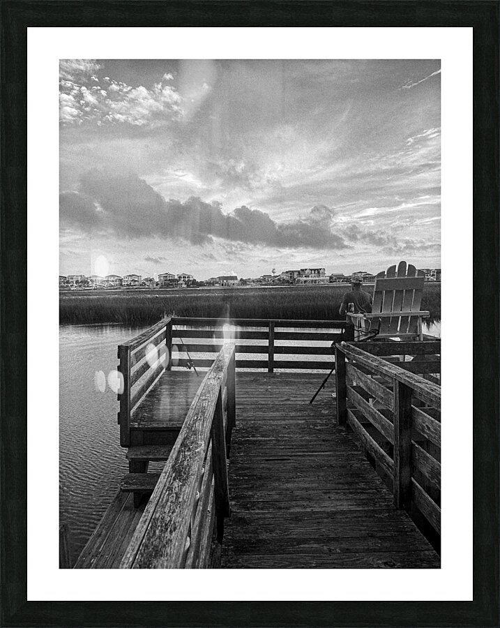 Fishing Pier Picture Frame print