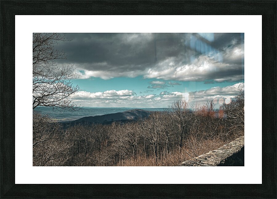 Mountain Clouds Picture Frame print