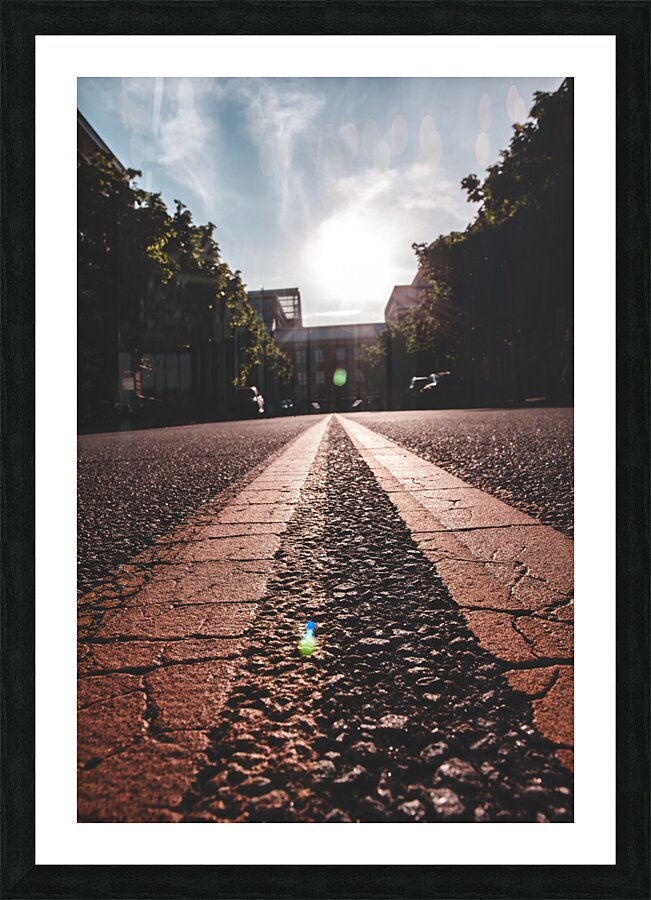 No Passing Picture Frame print