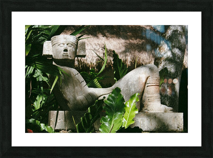 Aztec God Picture Frame print