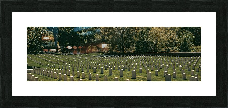 Gravestone  Picture Frame print