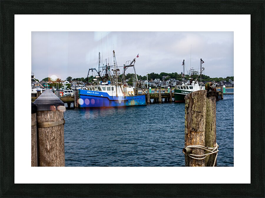Fishing boats Picture Frame print