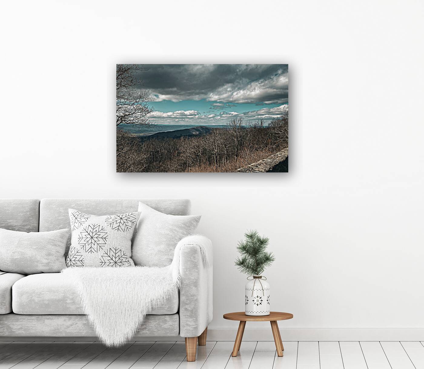 Mountain Clouds Reproduction