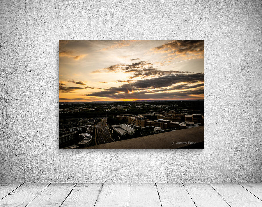 Sunset over Reston VA Wall Preview