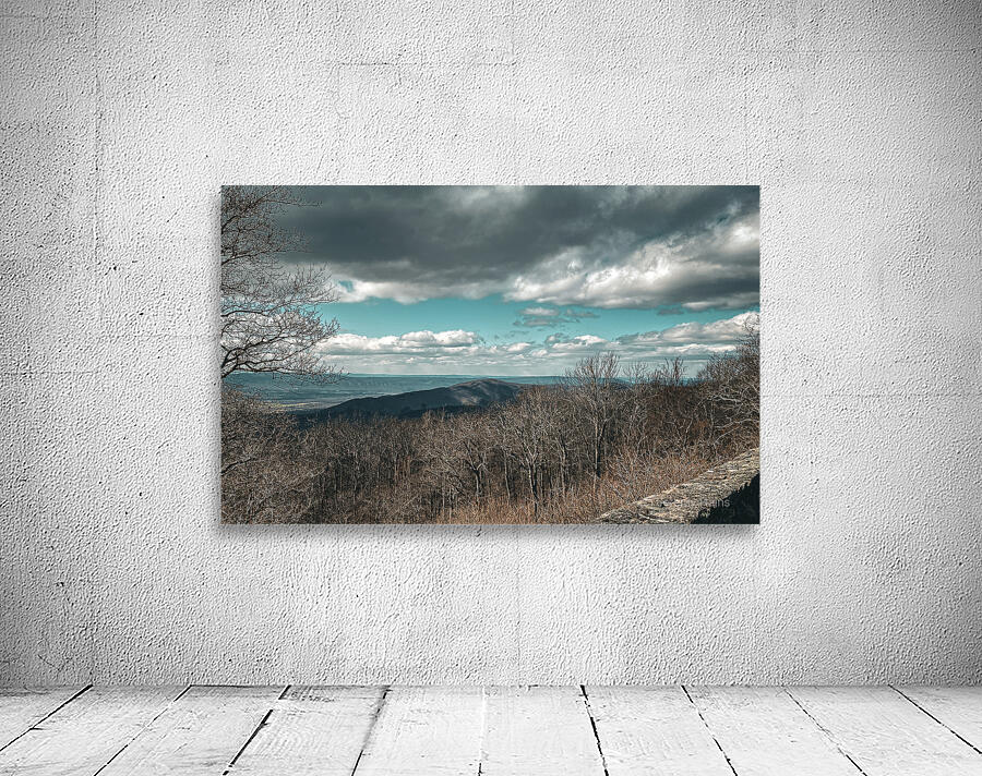 Mountain Clouds Wall Preview