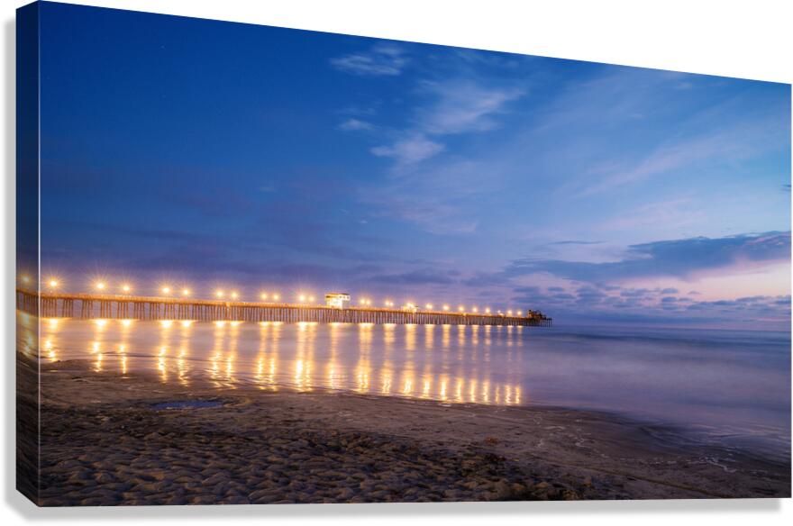 Pier of Light Canvas Print