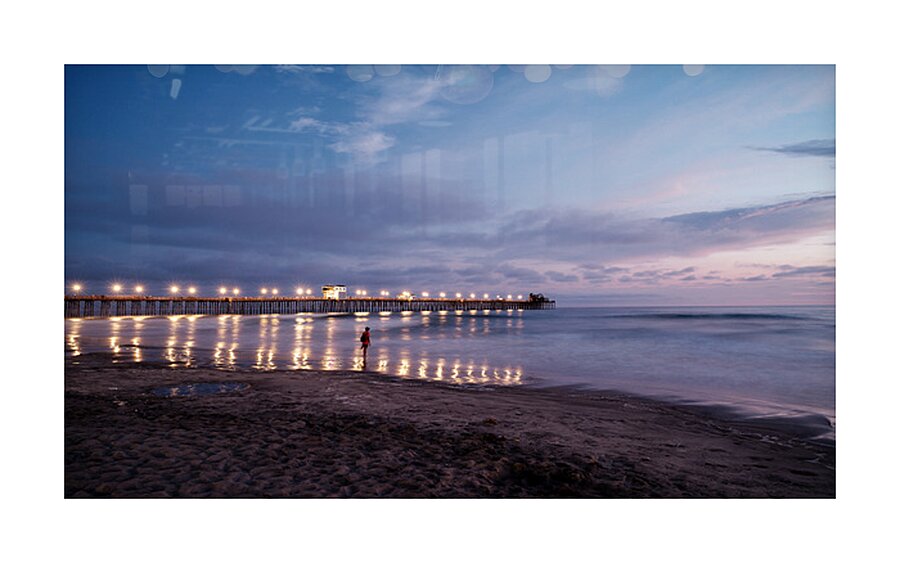 Quiet Thoughts by the Shore Picture Frame Printing