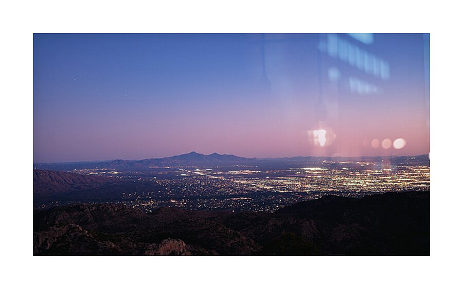 Twilight Over Tucson Picture Frame print