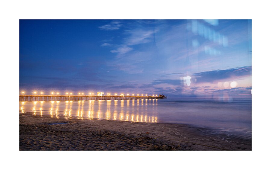 Pier of Light Picture Frame Printing