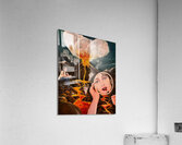 Flammes Acrylic Print