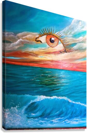 LOeil Du Soleil  Canvas Print