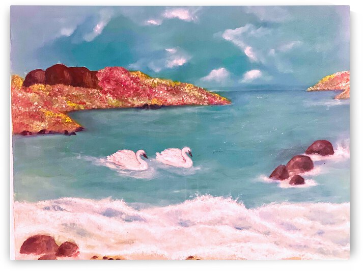 Les Cygnes Blancs by L art Des Femmes Du Monde