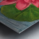 Le Lotus Metal print