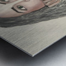 Pensive Metal print
