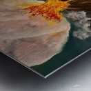 Flammes Metal print